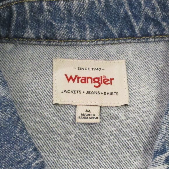 WRANGLER OVERSIZED JEAN JACKET – SIZE M – UNISEX - Picture 10 of 12